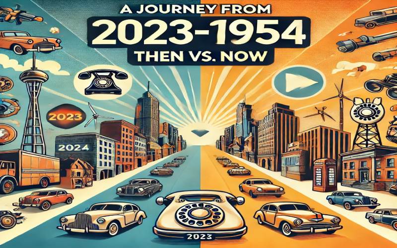 A Journey from 2023-1954: Then vs. Now